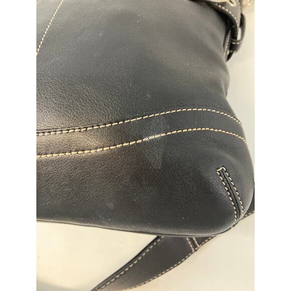 COACH 1452 SMALL SMOOTH LEATHER BLACK CROSSBODY BAG - Picture 3 of 16